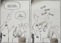 At the proposed N.R.A. - themed restaurant in Times Square...